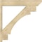 Ekena Millwork Merced Slat Rough Sawn Outlooker, Douglas Fir, 8"W x 44"D x 44"H OUT08X44X44MRC06RDF - alternate 2